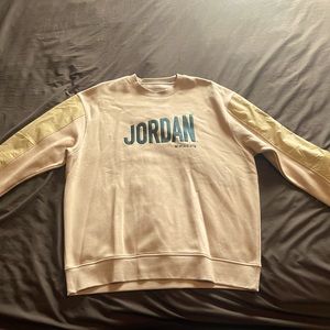 Jordan Gold crew neck sweater